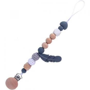 Feather Design Pacifier Holder