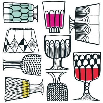 Harbor Breeze 20‑Count 3‑Ply Cocktail Napkin Set, Boston Int’l – Marimekko Kippis