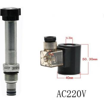Threaded Two-Position Normally Closed Hydraulic Lift Solenoid Valve SV082NCSPDHF8228