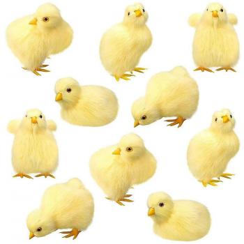 Pollito Feliz: Set de 10 Conejillos de Pascua de Peluche