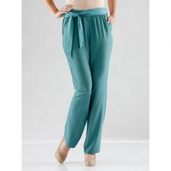 Bequeme Palazzohose in Blau, Größe 20