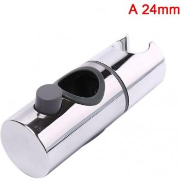 Soporte deslizador de cabezal de ducha, ABS robusto para barra de 24/25 mm, 1 unidad
