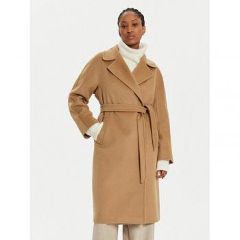 Kaschmirmantel Cascia – Frauenmodell 34 in Camel mit Gürtel (Max Mara)