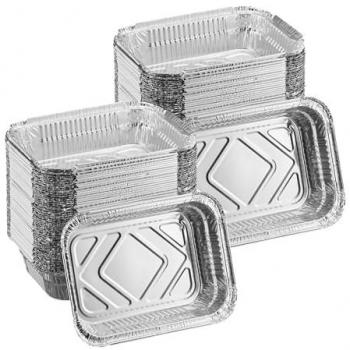 Plato Descartable de Aluminio Relaxdays 100 piezas