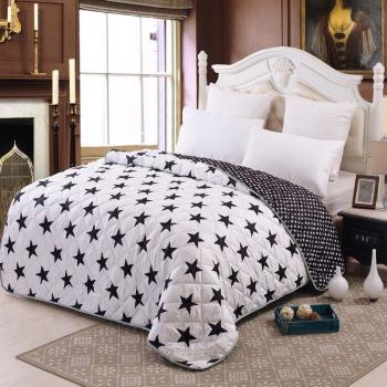 Black and White Star Comforter Set