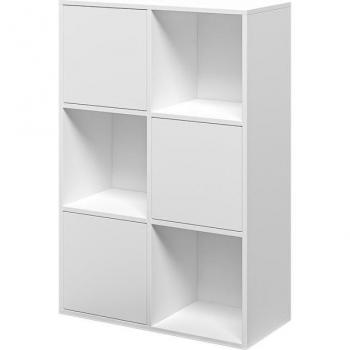 Arma di Organizzazione Office 6 Scaffali in Bianco