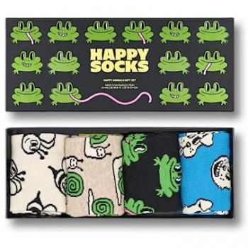 Kit 4 paires Happy Animals Crew Socks