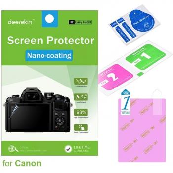 Deerekin HD Nano-Coating Screen Protector for Canon EOS 6D Mark II