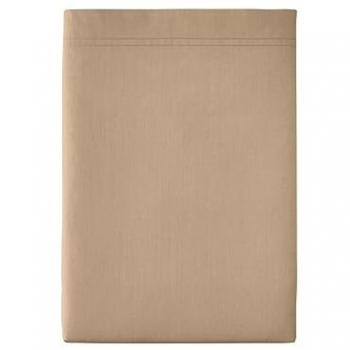 Drap Plat Uni Percale Coton Made in France Première Dune