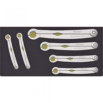 Stahlwille 96838774 TCS 240/6 6-Piece Ratchet Spanner Set 10-19 mm