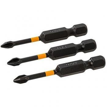PH1 Impact Driver Bits – Triton 881926, 50 mm, Black, 3‑Pack