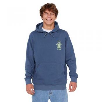 Sudadera Rip Curl Search Icon con Capucha Azul para Hombre