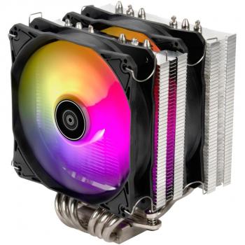 Silverstone SST-HYD120-ARGB-V2, AR8 CPU Kühler (153 mm), CPU Kühler, Schwarz