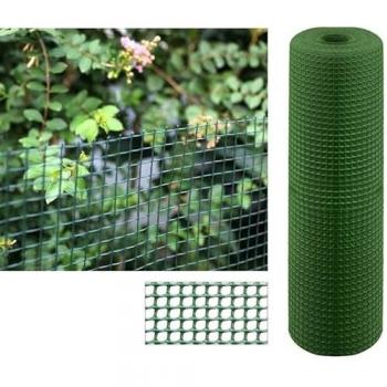 Rete quadrata in plastica per piante 1x25 m
