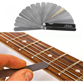 Calibrador de Precisión 0,0008‑0,040” en 32 Hojas – Acero Inoxidable Plateado