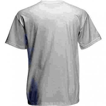 Men's White Cotton Short Sleeve T-Shirt