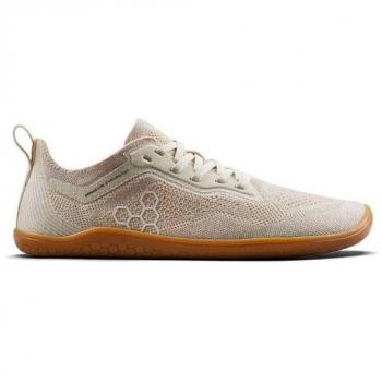 Tênis VivoBarefoot Primus Lite Knit Natural Branco Bege