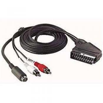 Cavo 1.5m Scart S-VHS RCA