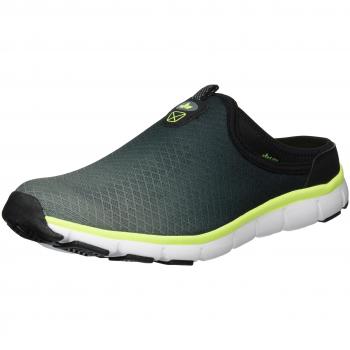Lico Herren Multi Sabot Slipper, (SCHWARZ/GRAU/Lemon), 44 EU