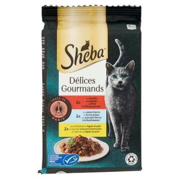 Delizie Sheba Per Gatti: Pack 6x50 g “Taste of Paris”