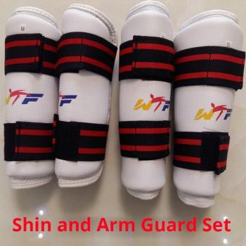 Muay Thai Shin and Arm Guard Set for Karate and Taekwondo