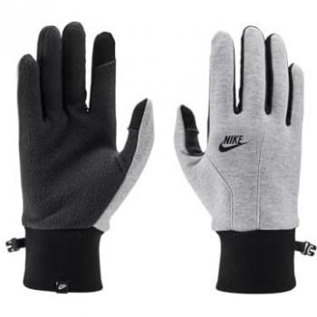 Nike Tech Fleece LG 2.0 Touch-Screen Gloves, Unisex, Gray, Size M