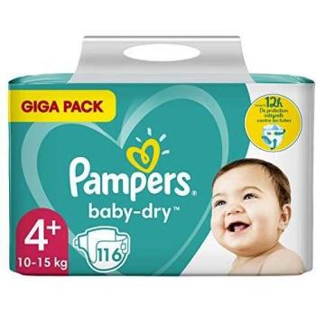 Pannolino Pampers Baby‑Dry, bianco luminoso
