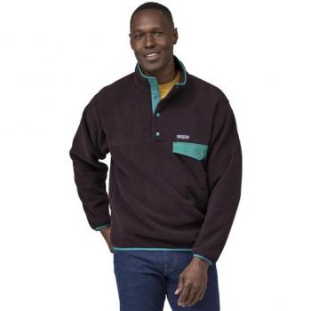 Patagonia Uomo Viola Synchilla Snap-T Fleece (Taglia L)