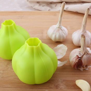 Gadget Cuisine Silicône: Éplucheur d'Ail