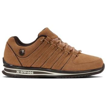 Rinzler K-Swiss Tan Indien/Café Noir/Blanc Neige