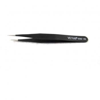 BGA Rework Tweezers – VETUS Anti‑Static, Stainless Steel
