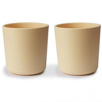 Daffodil Mushie – Tasse à repas jaune – 2 unités