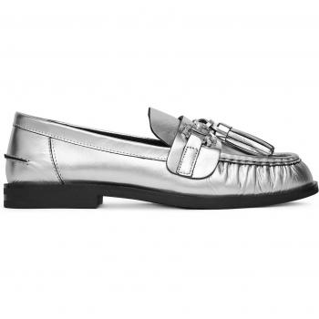 Mocassini Chunky Argento Eva Minge