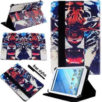 Premium-Leder-Cover und Ständer von KK&LL für Acer Iconia One 8 Zoll B1-810/B1-811/B1-850/B1-860 +