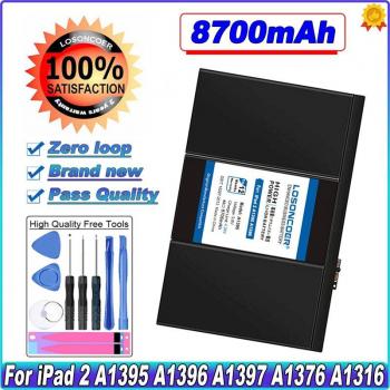 IPad 2 Replacement Battery 8700mAh A1395 A1396 A1397 A1376 A1316
