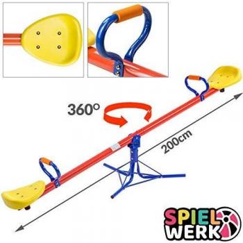 Gartenwippe Bunt 200x67x70cm 360° drehbar