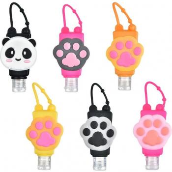 6PCS Portable Gel Holder Bottles for Hand Sanitizer