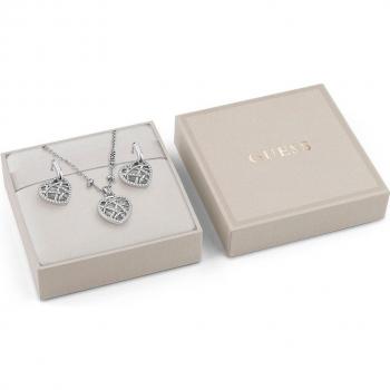 Set Collana e Orecchini Guess JUBS03192JWRHT-U