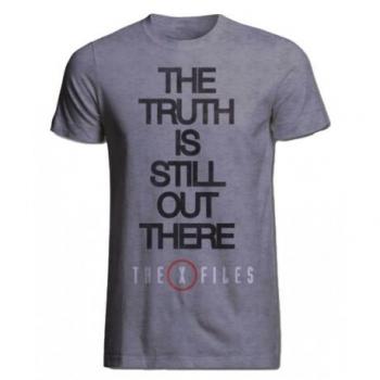 Camiseta Gris The Truth Is Still Out There X-Files Talla L