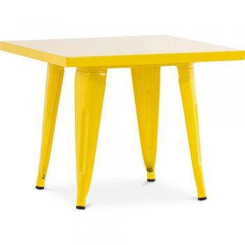 Desk Quadrato Industriale 60 cm – Stylix Giallo