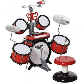 Set musical HOMCOM pour enfants : batterie, effets et micro à jouer