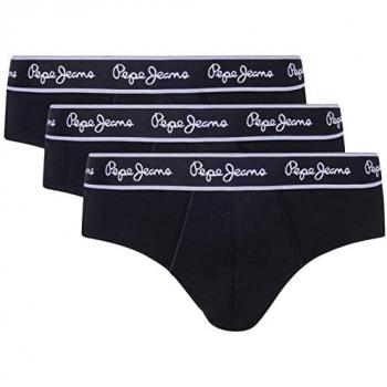 Pepe Jeans Slip Uomo 3 Unità Neri S