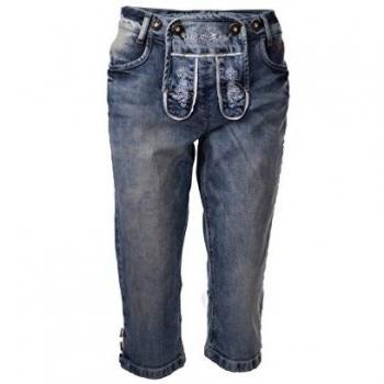 Almgwand: Trachtenjeans Damen „Mandling“ in Hellblau, Größe 42
