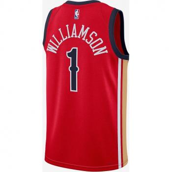 Maillot Nike Zion Williamson New Orleans Pelicans Dri-FIT Rouge L