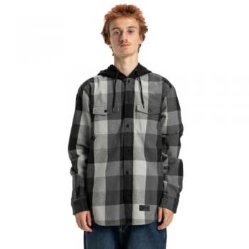 Hoodie Ruckus Camicia a Maniche Lunghe Nero – Versione Regular Fit