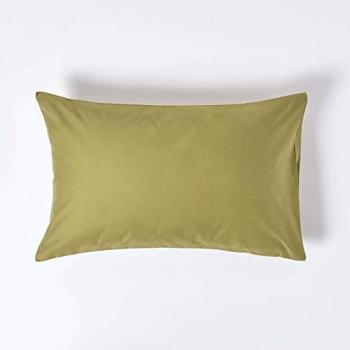 Luxury 1000 TC Olive Green Cotton Pillowcase