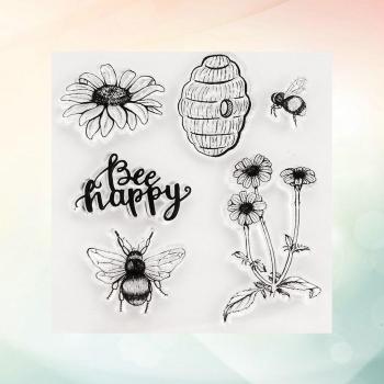 Álbum de Recortes Artesanal con Sellos de Abeja