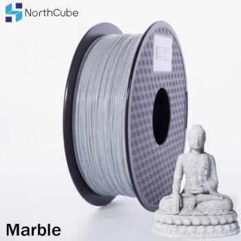 NORTHCUBE 1.75mm Marble Like PLA Filament 1kg White