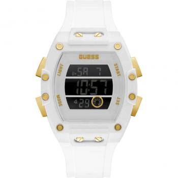 Mètre à l’heure Guess GW0340G1 45 mm silicone blanche