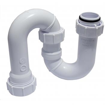 Job Lot: Polypipe WT56 32 mm Tube S-Trap Swivel, 76 mm Seal, 10 units